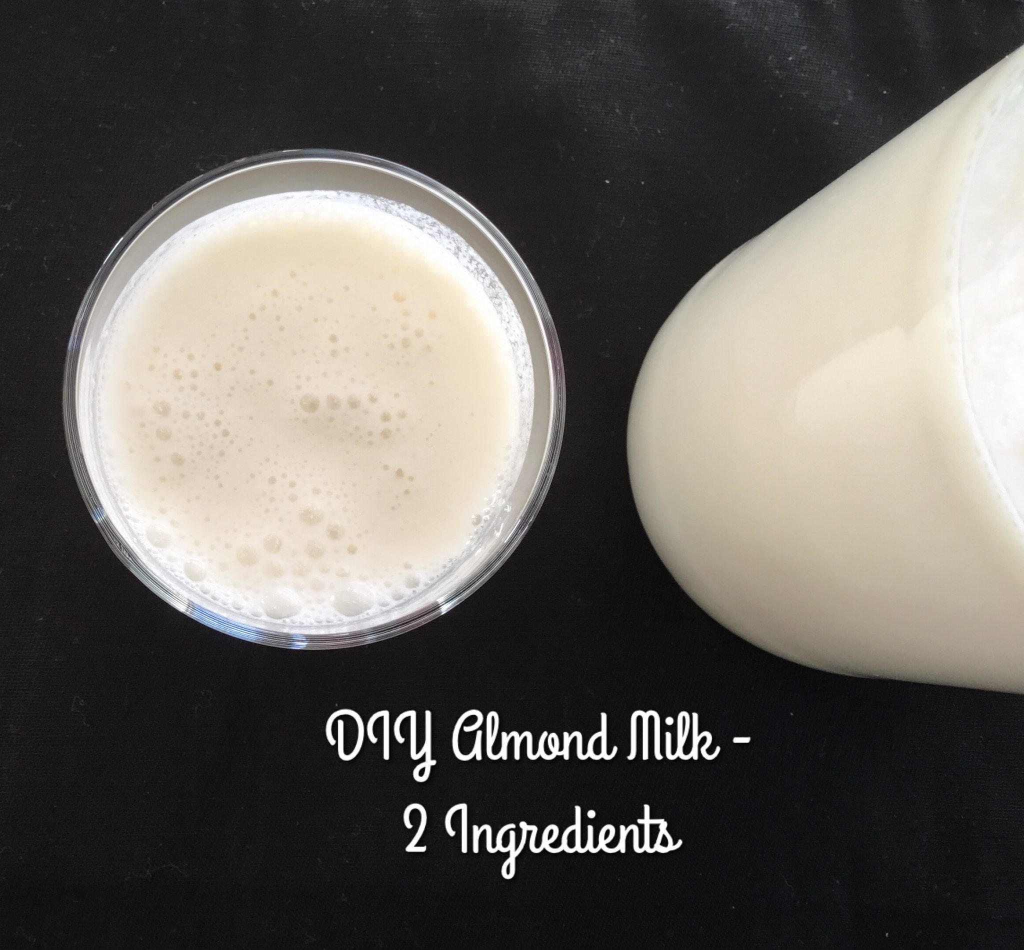 2 Ingredient Activated Almond Milk