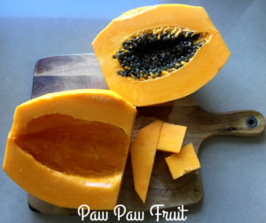 Paw paw/ Papaya Carica fruit