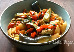 Photo of Shell Pasta with Airfried Vegetables